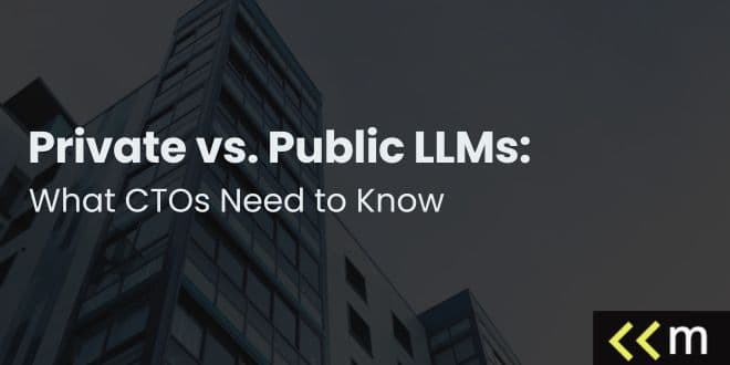 Private vs. Public LLMs: What CTOs Need to Know
