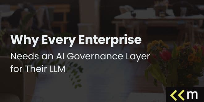 Why Every Enterprise Needs an AI Governance Layer for Their LLM